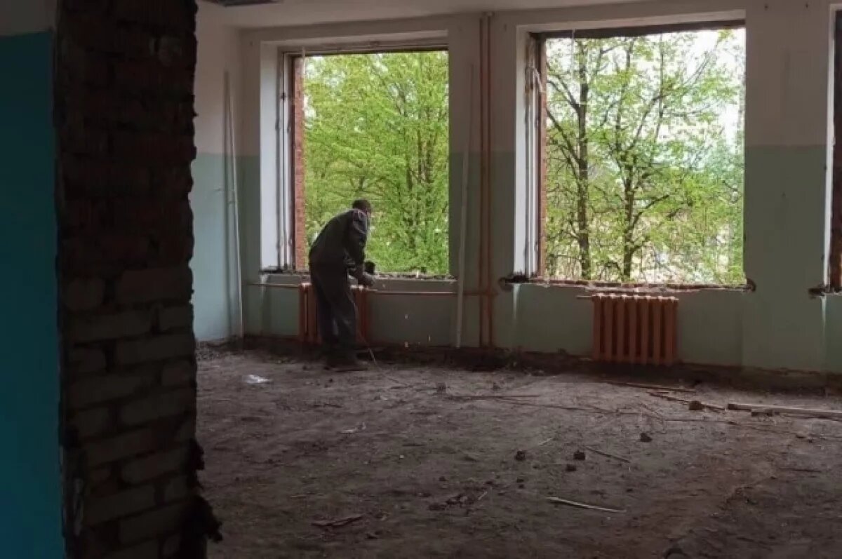    В Калужской области начался ремонт школы, носящей имя Героя РФ