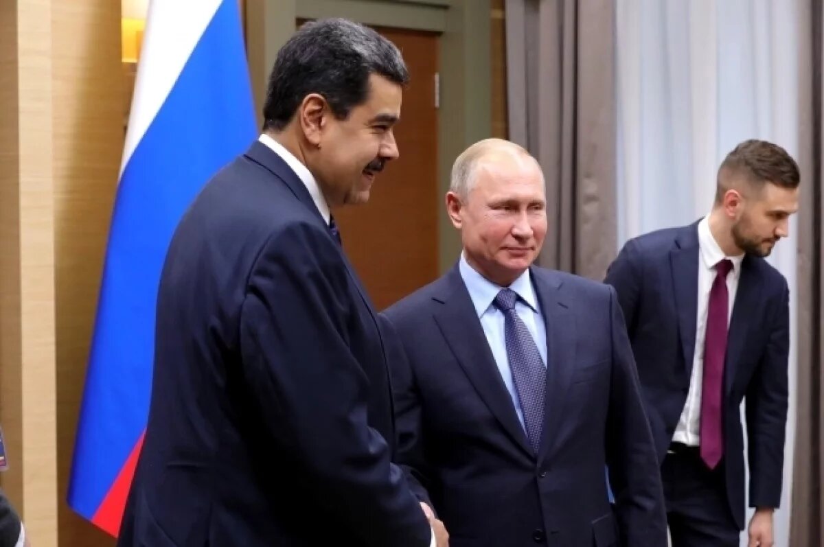    Путин проведет переговоры с главой Венесуэлы Мадуро 7 мая