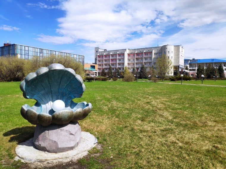 У санатория большая ухоженная территория. Фото: Анна Бояркина