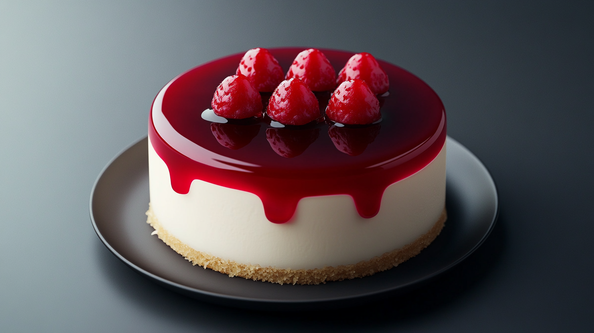 Сливочно-ягодный чизкейк без сахара