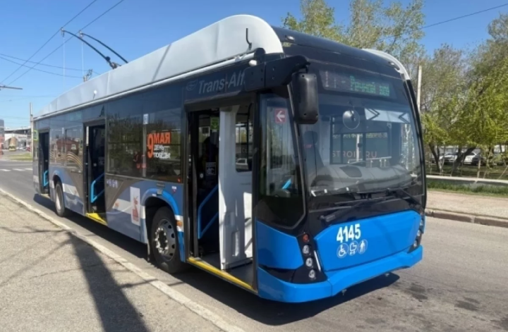 Новые троллейбусы. Источник: АиФ-Алтай