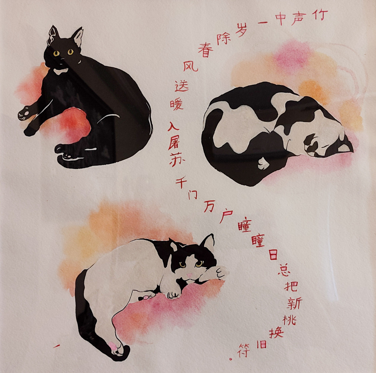 Три кота глазами соседской дочки. 