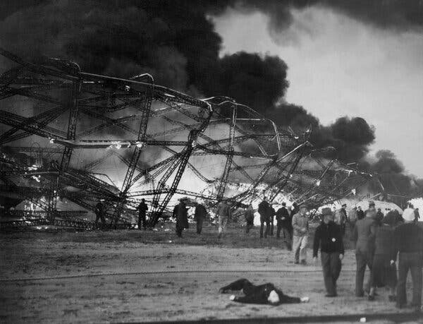 Пожар во время крушения