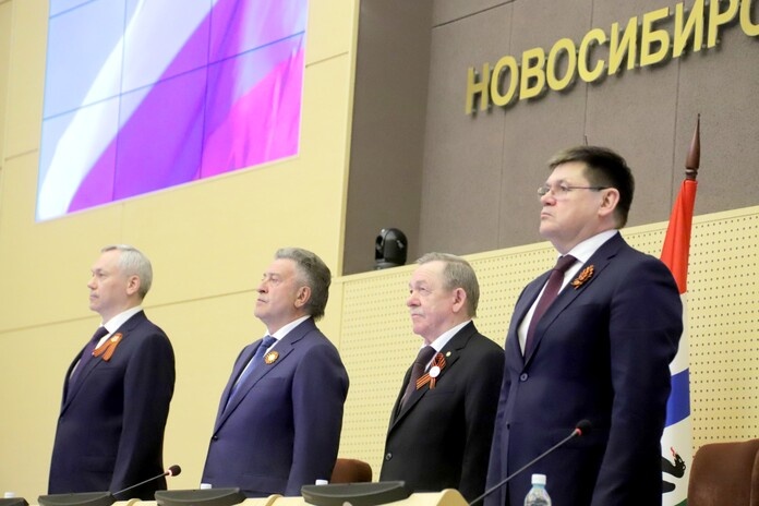    57-я сессия Законодательного собрания Новосибирской области 6 мая 2025г. Фото: Михаил Периков