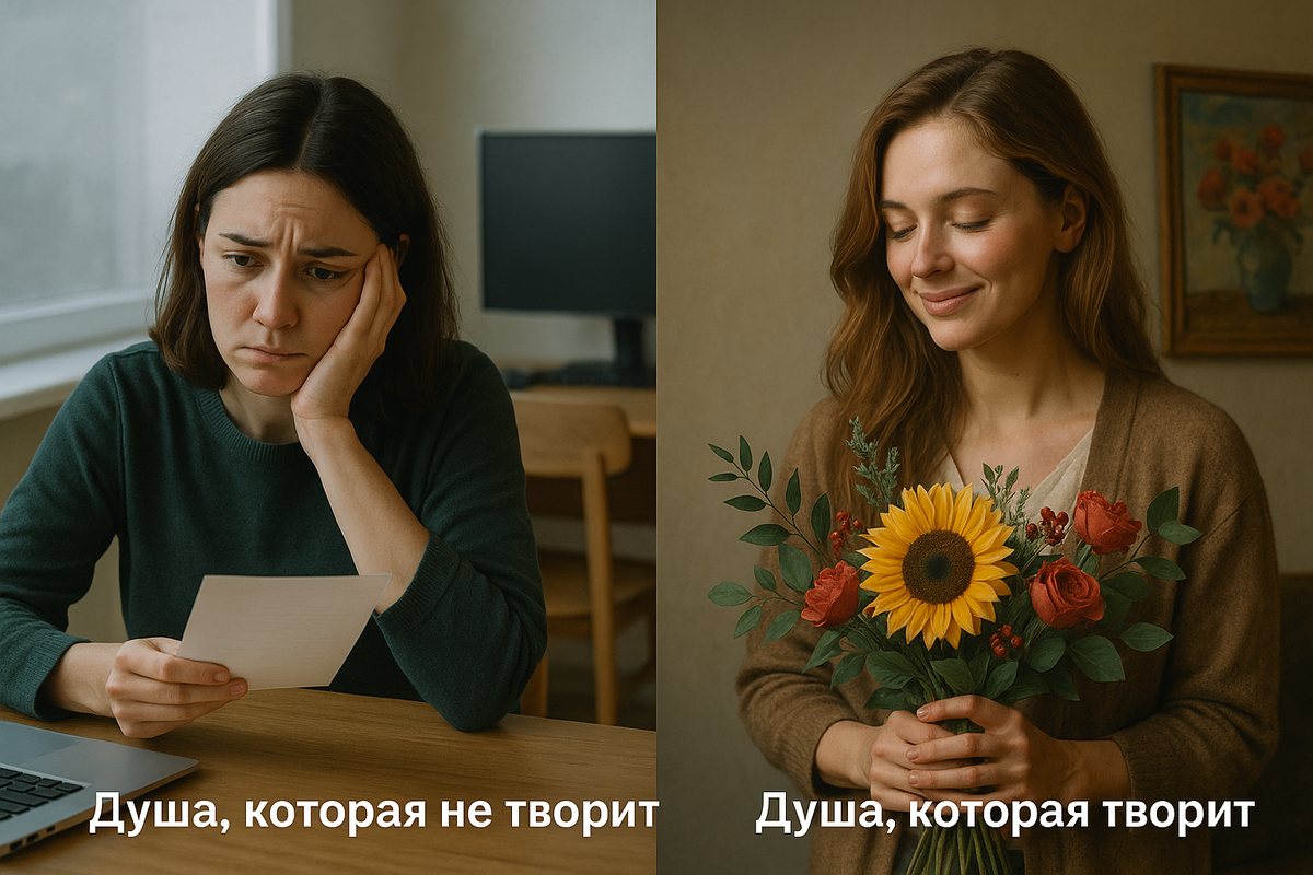 История двух душ — одна творит, другая забывает