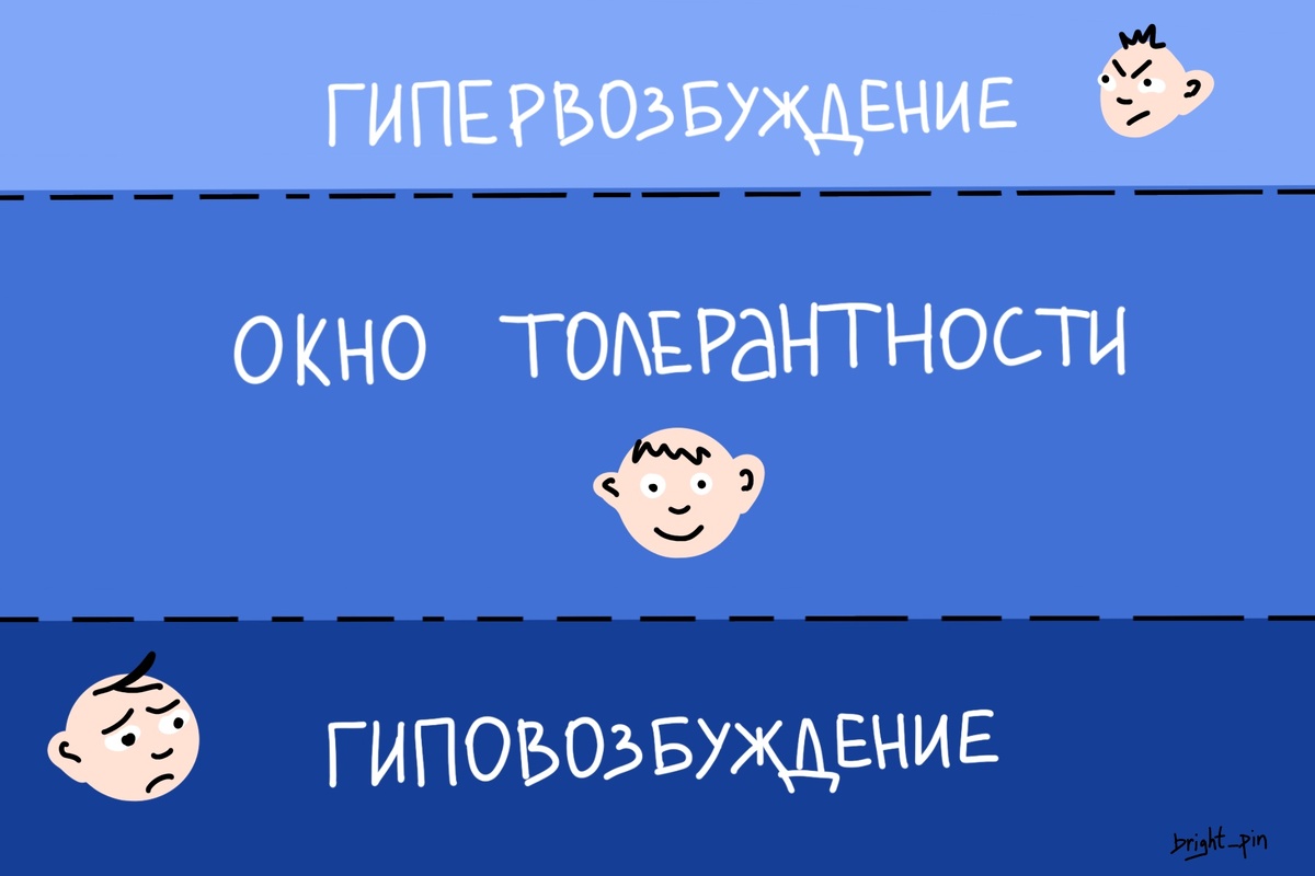 Окно толерантности. Иллюстрация: Ася Будагян, 2025