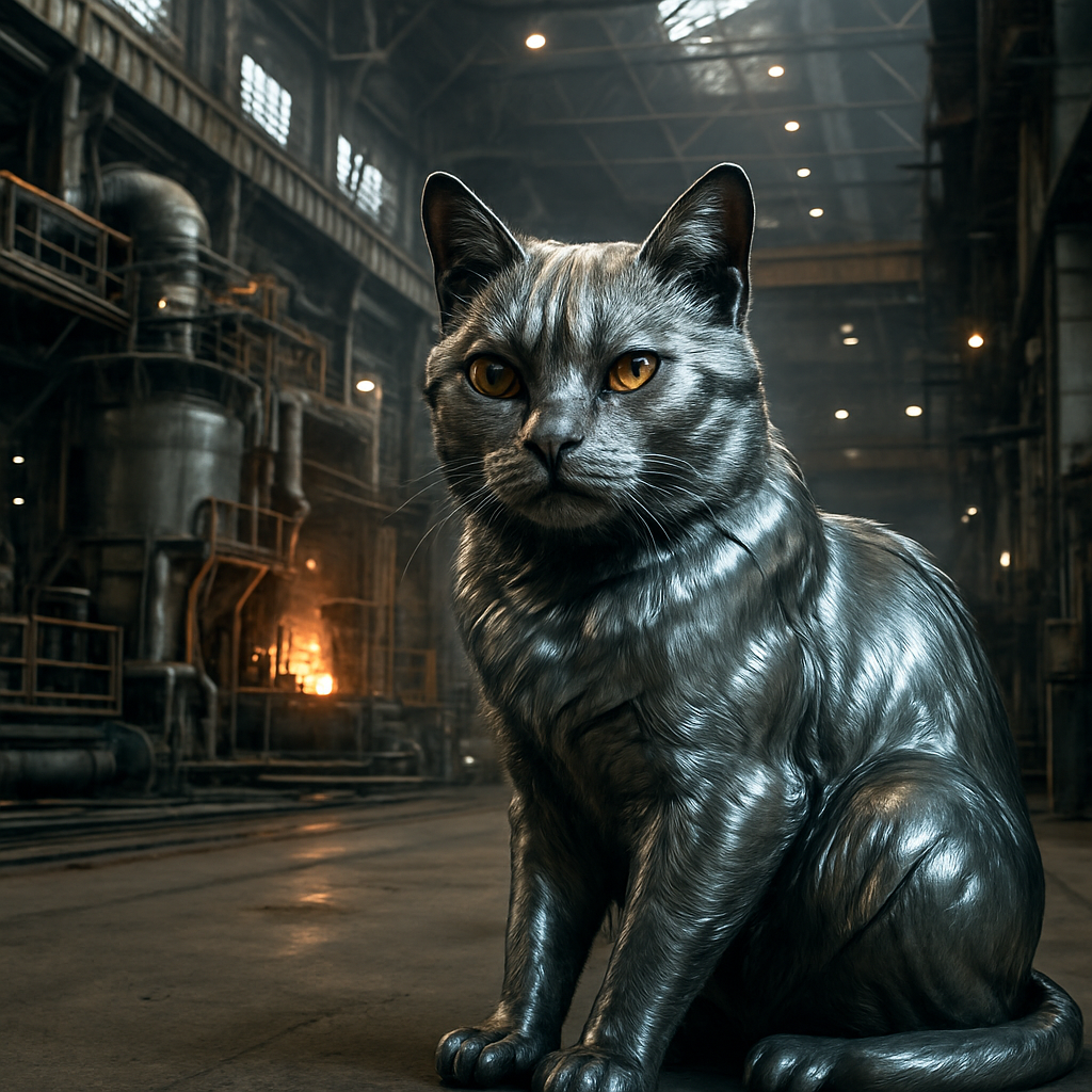 «Металлический проводящий кот» ИИ