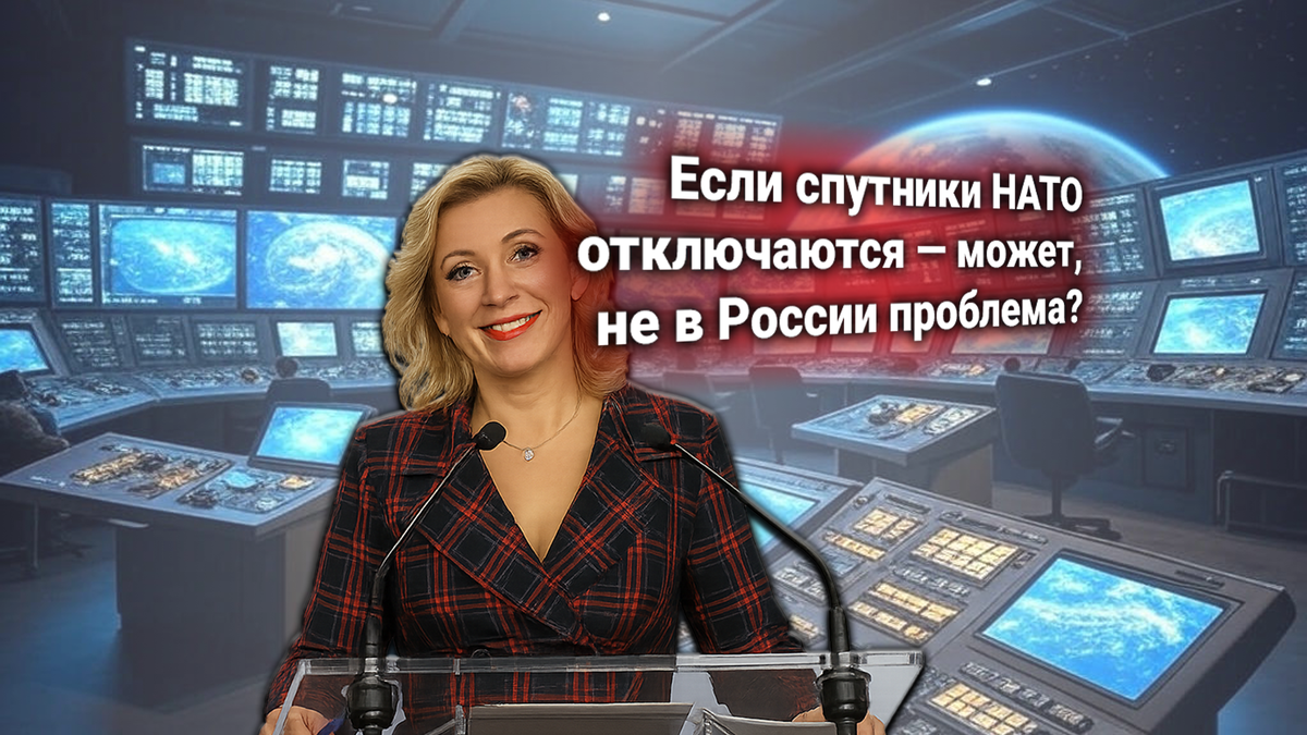 НАТО жалуется на сбои спутниковой связи и выдвигает претензии к РФ. Захарова жёстко ответила: Россия не атакует — России защищает