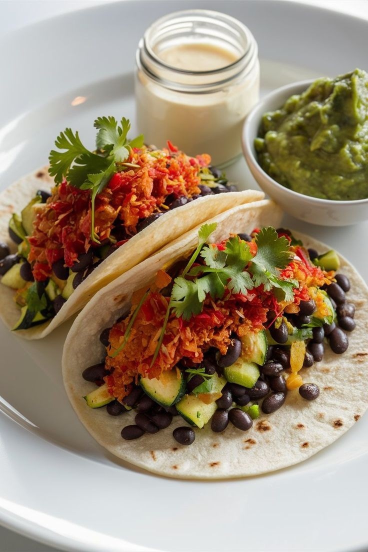 Тако с фасолью 