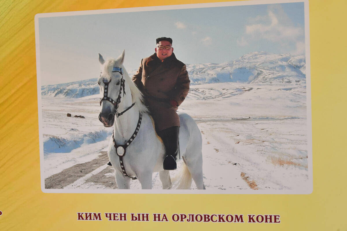 Посещая Татарский конный завод №57, увидели фотографию… Ким Чен ЫнаФото: rais.tatarstan.ru