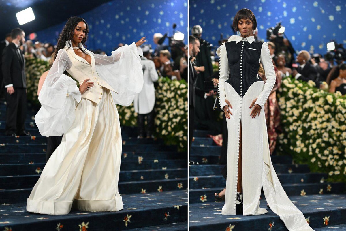 Лора Хэрриер и Зои Салдана. AFP 