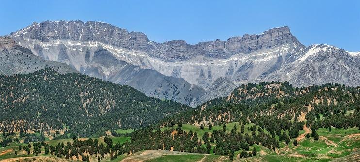 Горный пейзаж на юге Узбекистана. Фото Андрея Кудряшова/«Фергана»