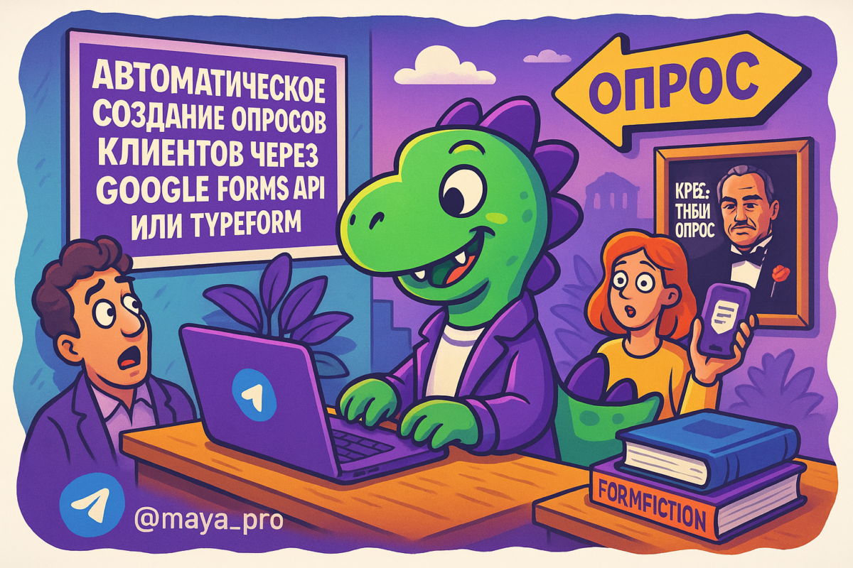    Автоматизация опросов клиентов с Make.com: Как сократить время и избавиться от ошибок, используя Google Forms и Typeform Артур Хорошев