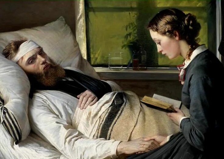 Анна Мария Элизабет Лисинская Иерихау-Бауманн. "Сиделка"