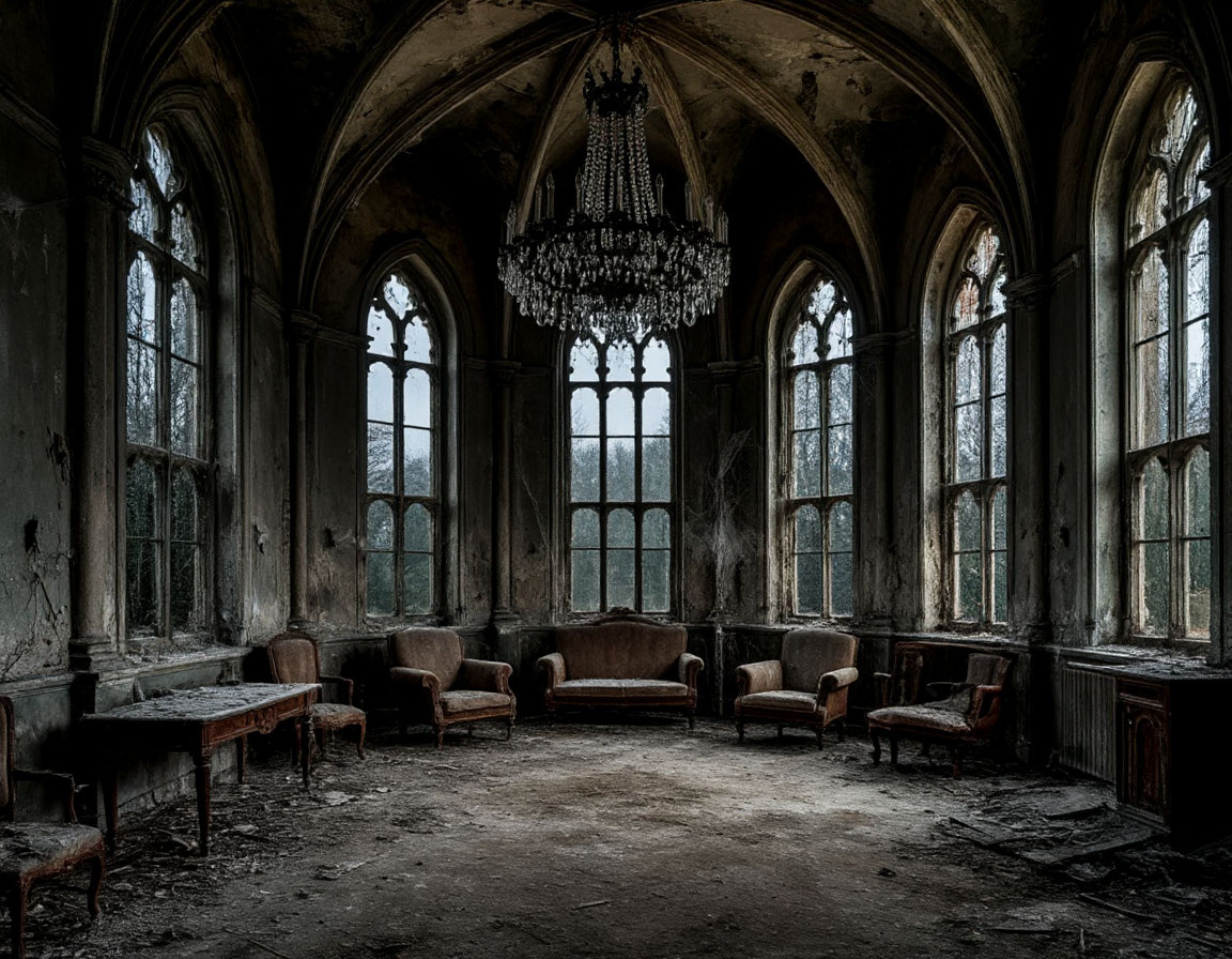 Заброшенный особняк в сердце Англии, где каждый шорох может быть эхом прошлого.