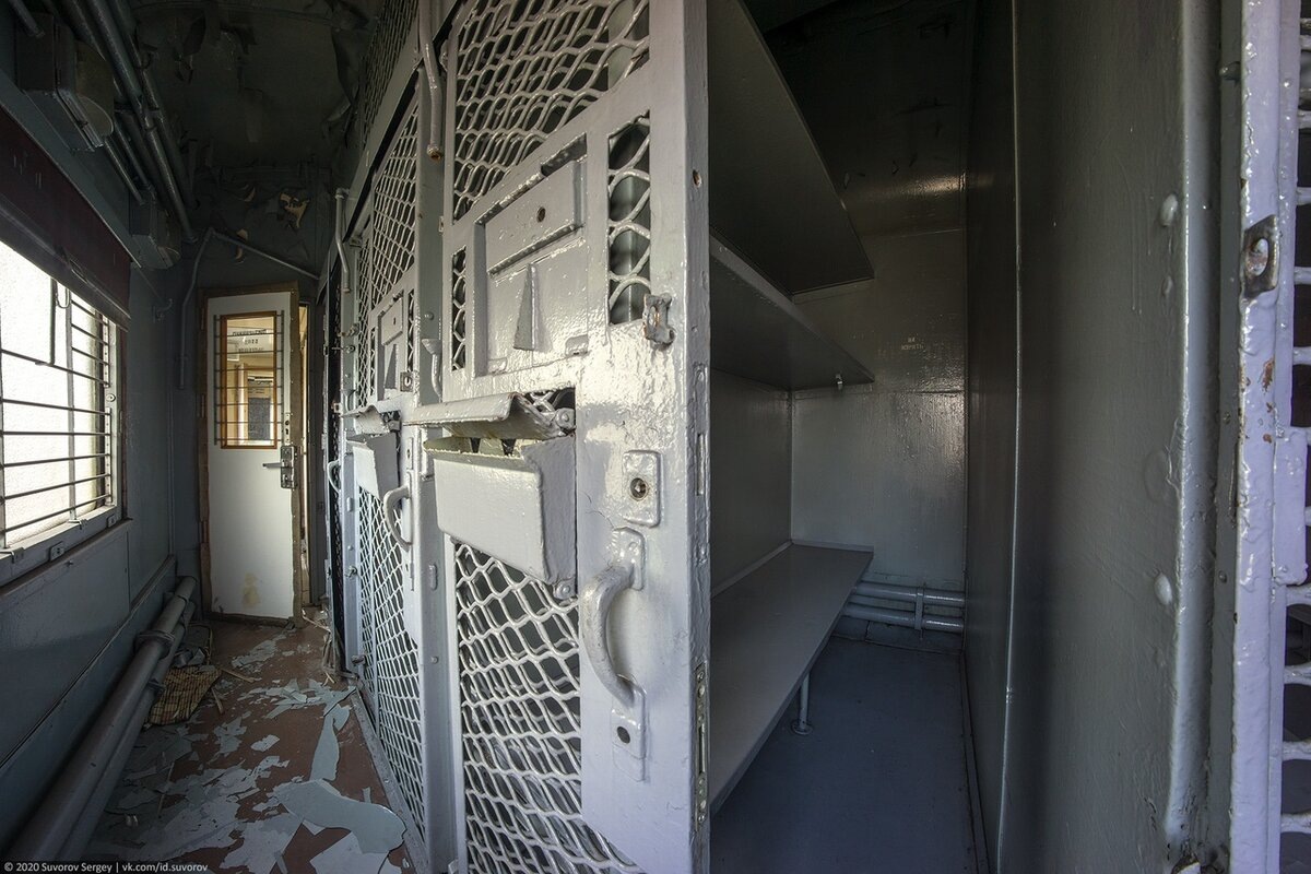 Внутри вагонзака. Фото: Сергей Суворов