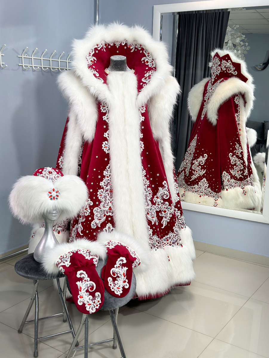 Костюм Дед Мороз "Кристальный" от творческой команды "Мороз в костюме"