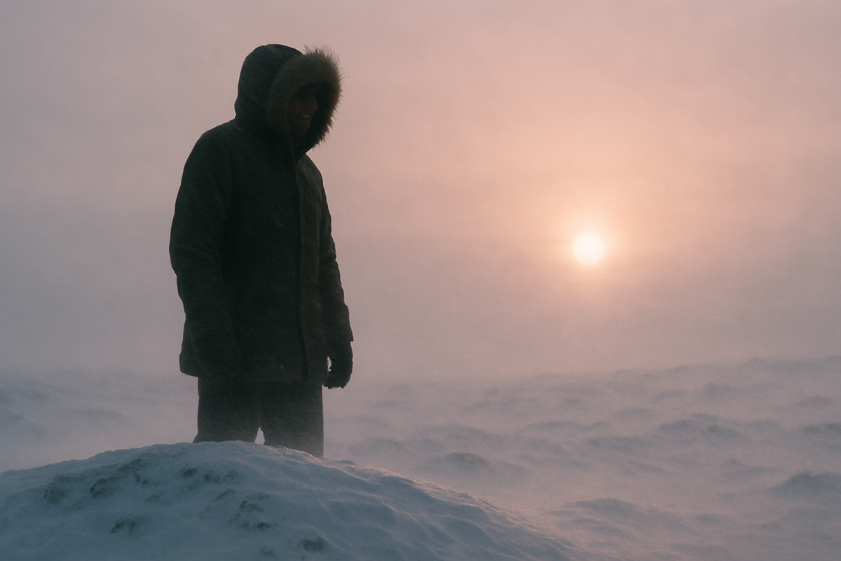 Когда тундра смотрит на тебя — и молчит.