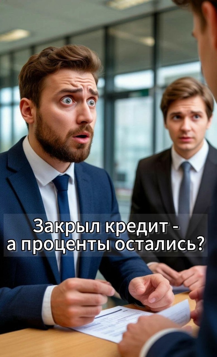 Неожиданный долг после досрочного погашения кредита