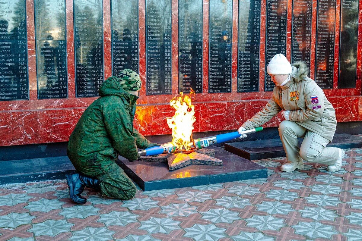 Вечный огонь в Майме/gazoraspredelenie.gazprom.ru