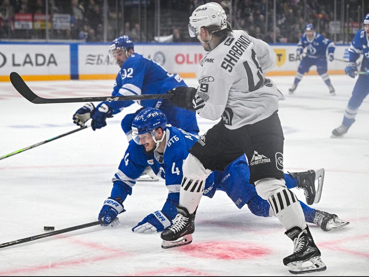    Эпизод матча "Динамо" - "Трактор"© РИА Новости / Сергей Бобылев