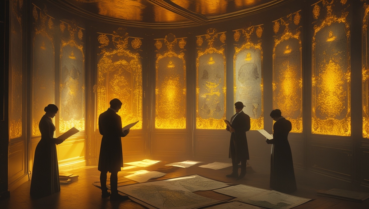 Начиная с VIII века современники восхищались уникальным сиянием Янтарной комнаты.