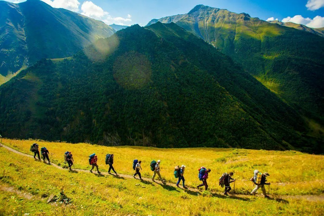 так туризм выглядел раньше