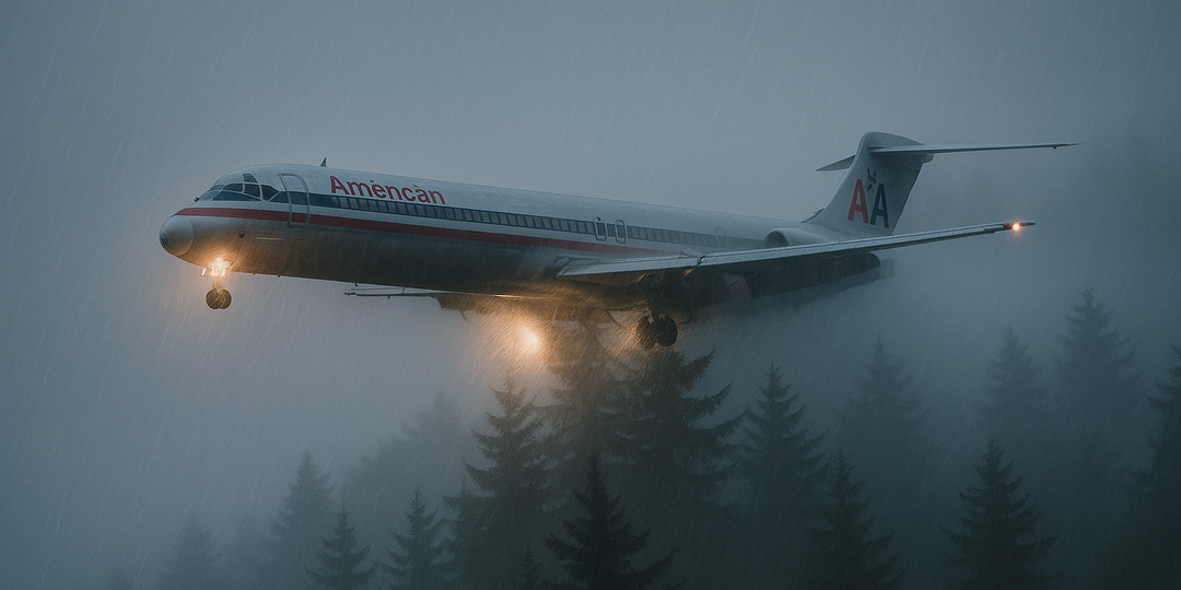 "Сообщи им, что мы падаем" Самолёт садился в темноте и задел деревья