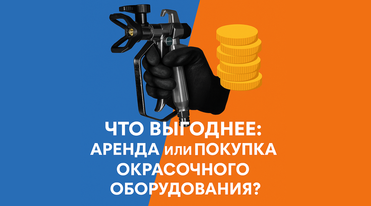 Что выгоднее: аренда или покупка окрасочного оборудования? Читайте статью