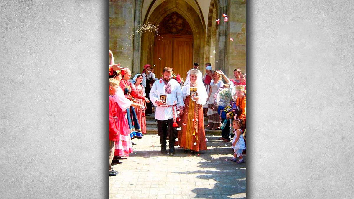 Свадьба в славянском стиле