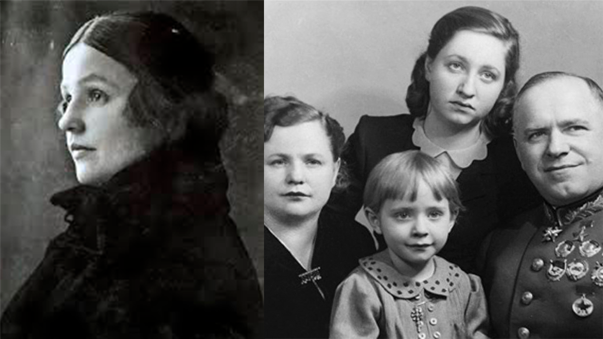 Александра Зуйкова, Жуков и их дети