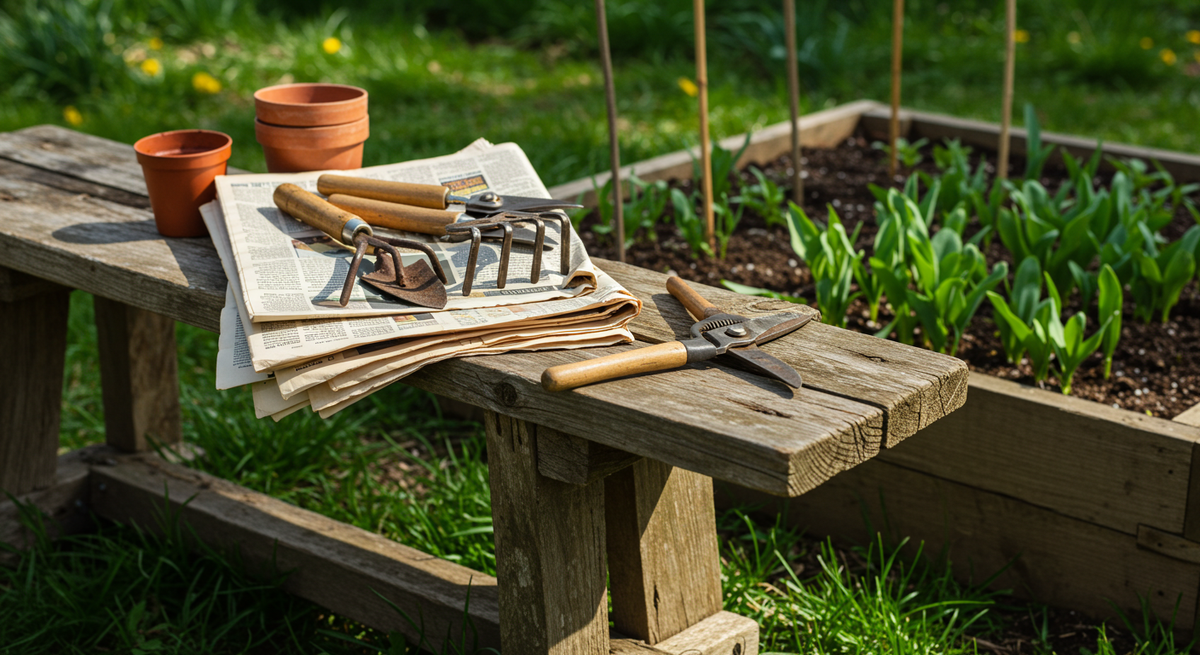 Подготовка к укладке "сухих дорожек"