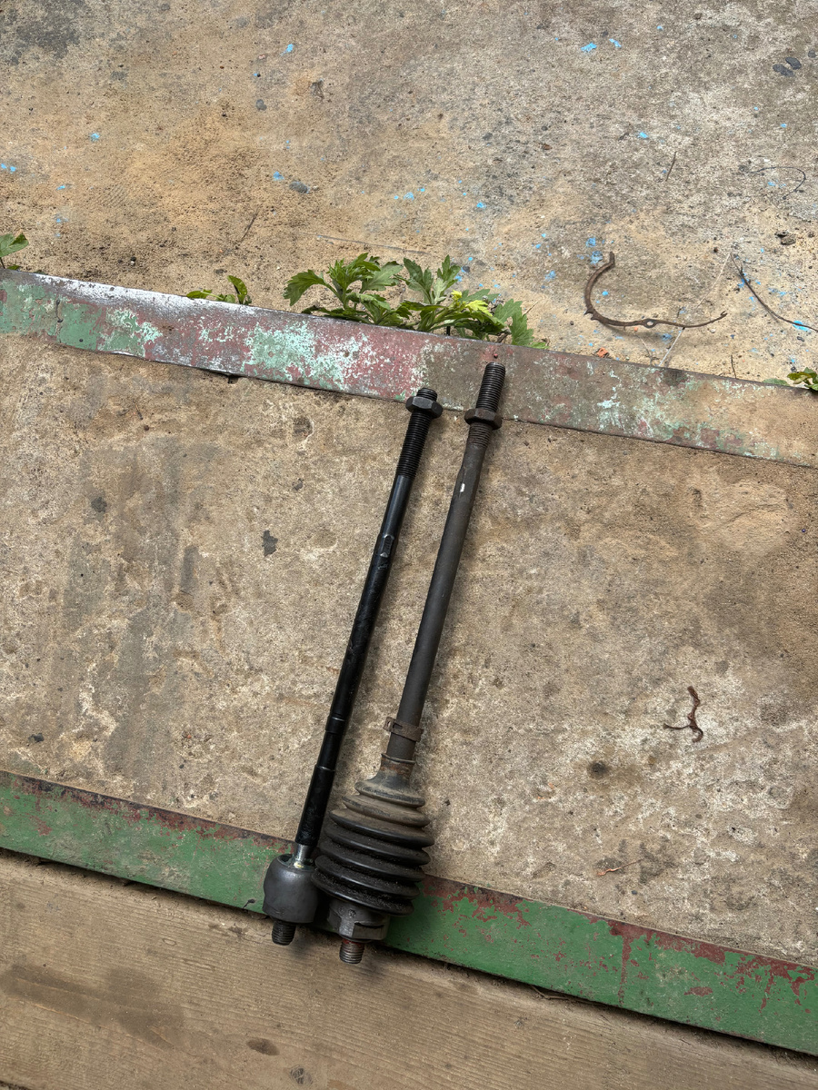 Разница длины старой рулевой тяги и новой фирмы Patron 