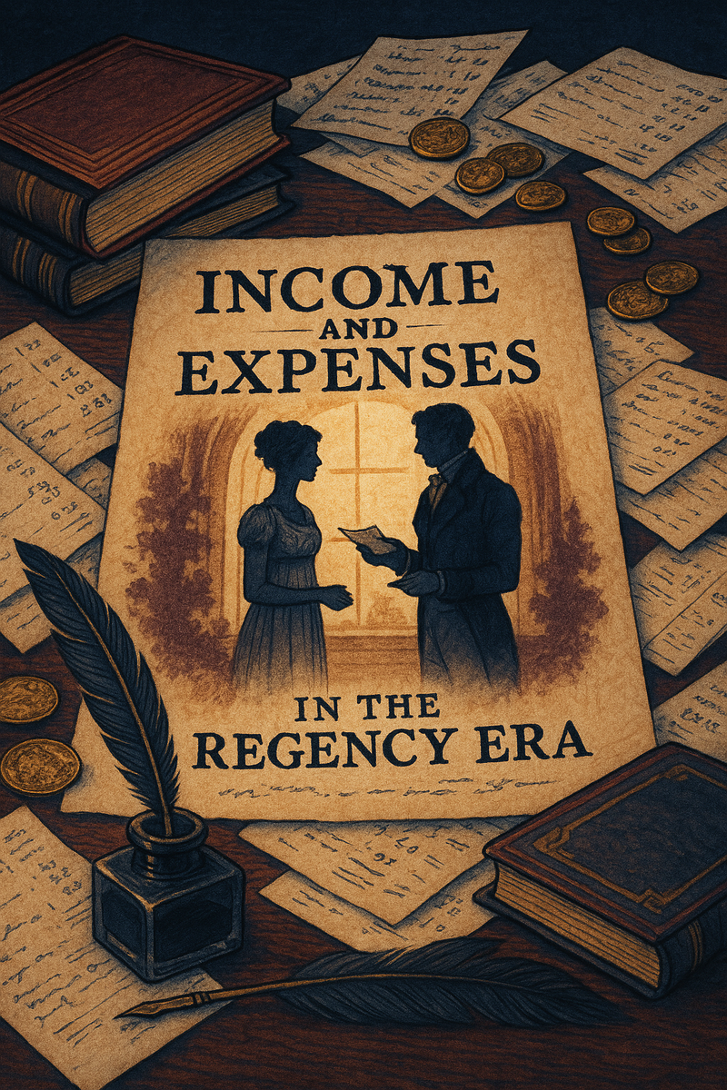 Расходы времен Джейн Остин и эпохи Регентства