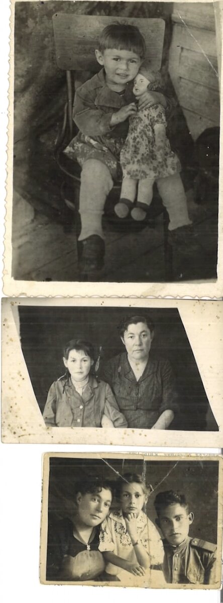    Клара Иосифовна с родителями. Фото: Из личного архивa