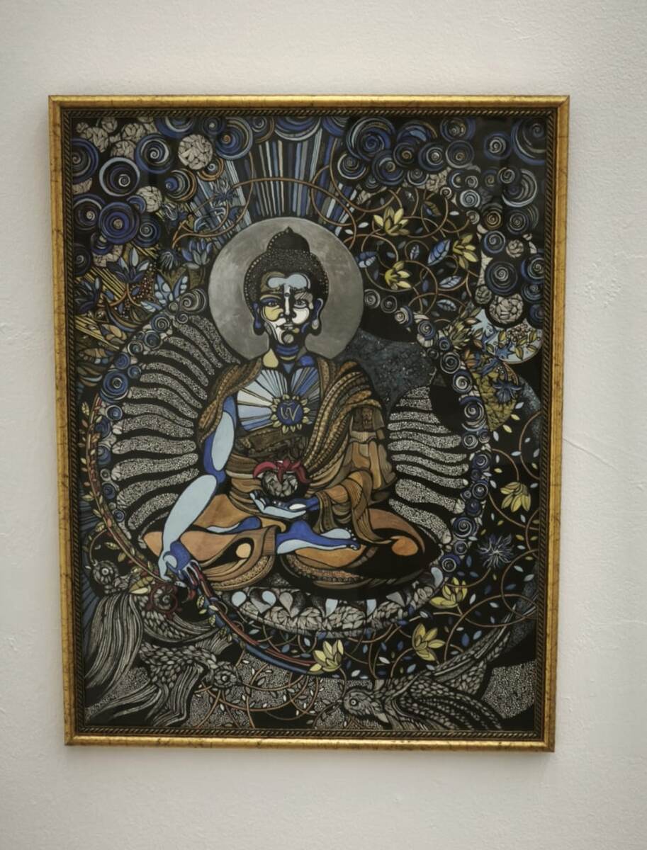 Выставка "Поворот на Восток". «Будда Медицины» Марины Тадевосян. Фото Индия Свами