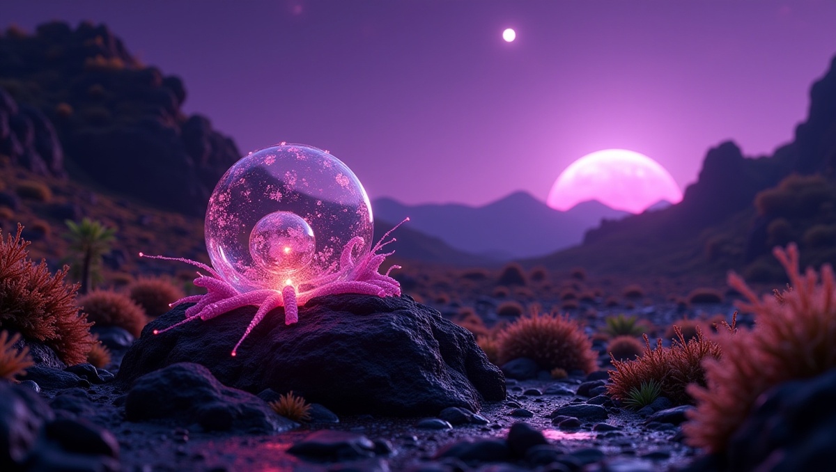 Добавим немного фэнтези в статью. Попробовал пофантазировать, какие формы жизни могут быть на других планетах. 