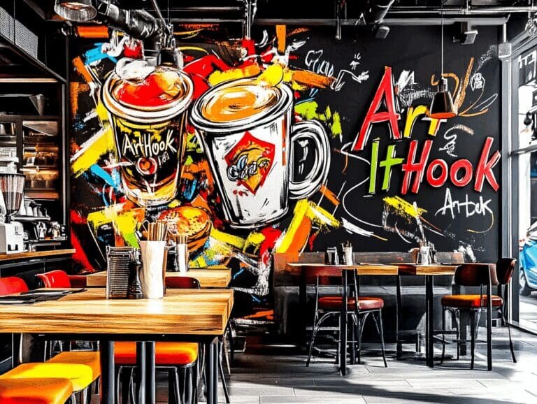    Рисунки на меловой доске в кафе: как сделать меню искусством и привлечь клиентов Art-Hook.Ru