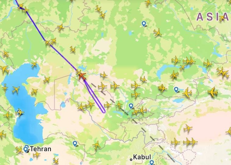 Самолёты из Москвы в Тайланд разворачиваются обратно не заходя в воздушное пространство Пакистана