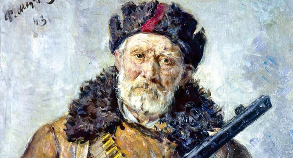    Федор Модоров, «Портрет партизана Великой Отечественной войны деда Талаша», 1943 год. Третьяковская галерея / Публичное достояние