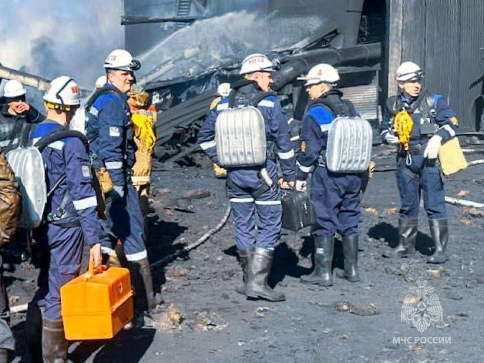    Взрыв на фабрике в Якутии . Источник: МЧС Республики Саха (Якутия)