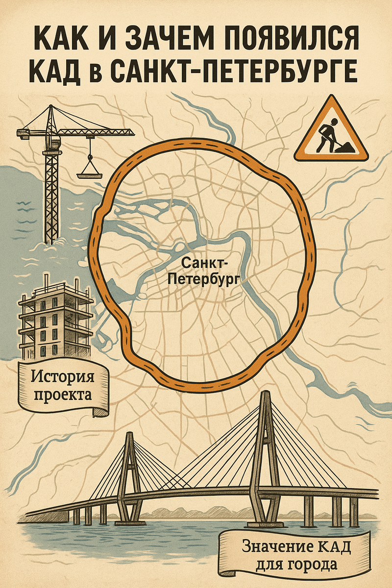 Историю Кольцевой Автомобильной Дороги в деталях рассмотрим ниже в статье