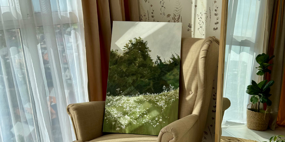 Когда картинка из интернета оживает на холсте!