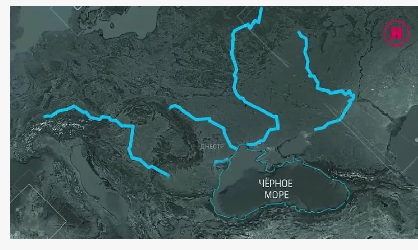 4 "дна", что протекают по югу Руси