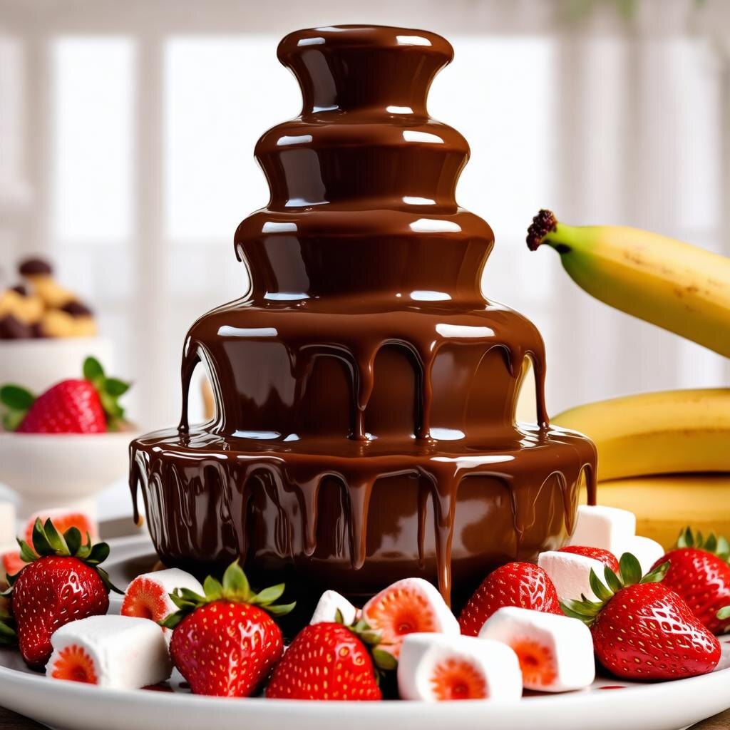 шоколадный фонтан