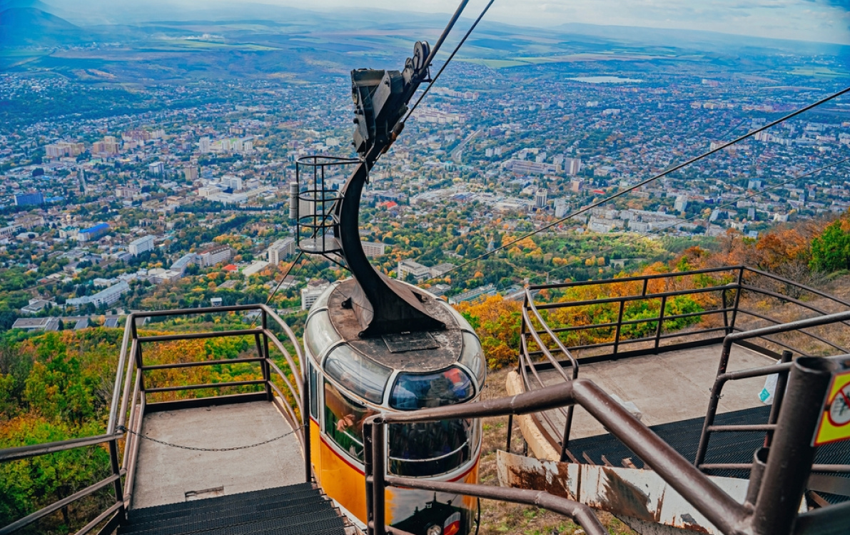 Верхний парк с канатной дорогой