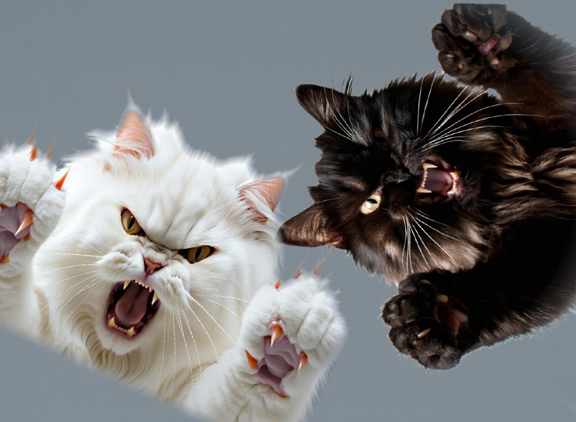 страшнее кошки зверя нет 