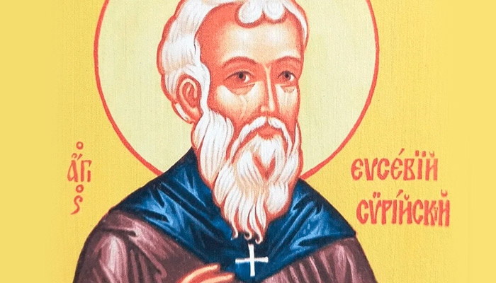 Преподобный Евсевий Сирийский отшельник. Изображение: соцсети