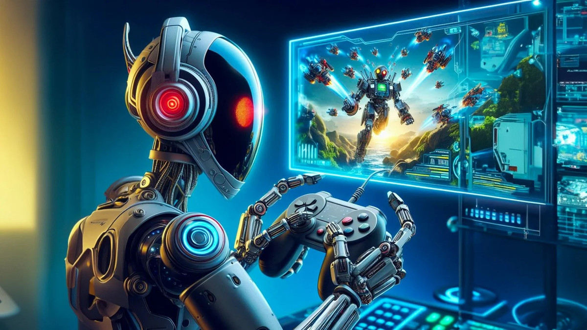 Компьютер играет в компьютер