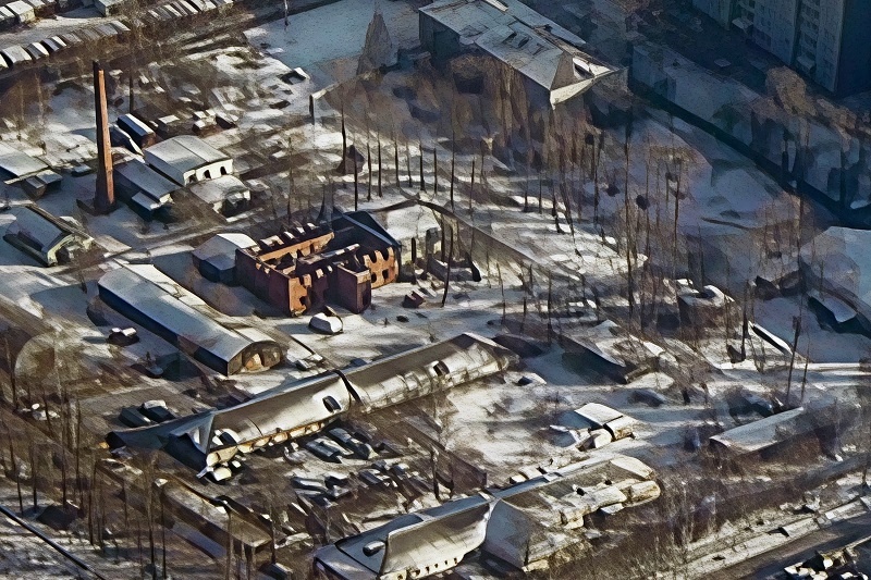 Зарисовка завода в конце 1990-х гг.